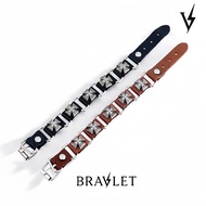 Bravlet Men's Punk Rock Grunge Style Skate Cool Man Hip Hop High Street Bracelet