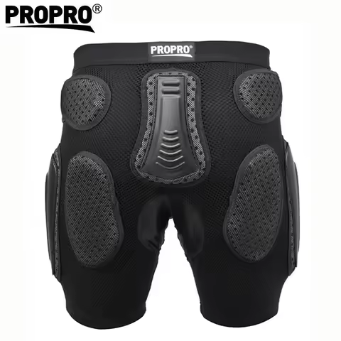 PROPRO Outdoor Sports Breathable Hip Padded Shorts for Adult Cycling Skiing Skateboarding Hip Protec