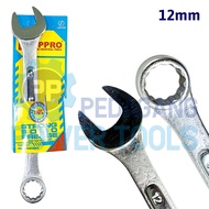 LIPPRO WRENCH 12MM COMBINATION SPANNER WRENCH RINGPAS 12MM SPANNER SET