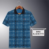 Liso wear - Kaos korea pria saku dewasa full print motip batik 03 | kaos kerah pria polo shirt lenga