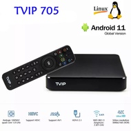 TVIP S-Box v.705 4K Ultra HD Linux &amp; Android 11.0 OS TV BOX Amlogic S905W2 2.4/5G WiFi TVIP 705 Nordic One Media Player JeffreyMar.