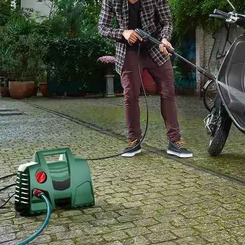 EA 100LL High Pressure Car Washing Machine 1100W Washing Machine Household Portable Water Gun Electr