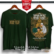 KAOS SANTRI KUALITAS DISTRO 100% CATTON PREMIUM / KAOS ADAB DULU BARU ILMU LENGAN PENDEK KEREN TERBA