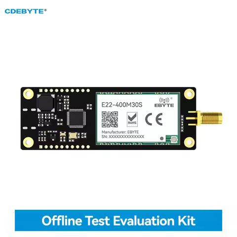 LoRa 433MHZ Offline Development Test Kit CDEBYTE E22-400MBH-SC with E22-400M30S OLED Screen Long Ran
