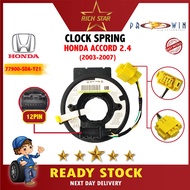 【Honda Accord 2.4(2003-2007)SDA-Y21/AIR BAG SPIRAL CABLE/Clock Spring 】5PIN/Double 77900 SDA-Y21