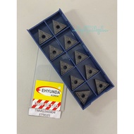 TNMG160404 TNMG160408 ET9025 EHYUNDA KOREA INSERT CARBIDE (BUY 30PCS FREE 10PC & WTENN2525M16)