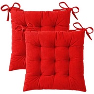 HLOVME Corduroy Chair Cushion with Lace Super Soft Warm Floor Cushion Children Reading Corner Comfor