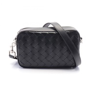 【二手】Bottega Veneta BOTTEGA VENETA肩背包 765911V2HL18803 黑色皮革單背包 男士全新