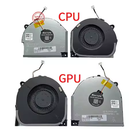 CPU GPU Laptop Cooling Fan For Lenovo Legion Y7000 2018 Y7000-1060 1050 Y530 Y530-15ICH DFS200105BR0