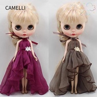 CAMELLI Dolls Princess Dresses, Fashion Cute Evening Gown Dresses, Toys DIY Accessories Mini Elegant