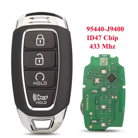 jingyuqin New Remote Smart Car Key Fob 433Mhz For Hyundai Kona 2021+ FCC 95440-J9400 47Chip TQ8-FOB-