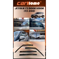 Jetour T2 Door Visor Rain Visor T2 2025+ Window Visors Deflector Jetour T2 Accessories