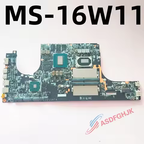 MS-16W11 FOR MSI GF65 LAPTOP MOTHERBOARD WITH I5-9300H CPU AND GTX1660TI TEST OK