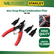 STANLEY 4in1 Snap Ring Combination Plier Set 84-168-22 / Circlip Plier Set / Snap Ring Plier