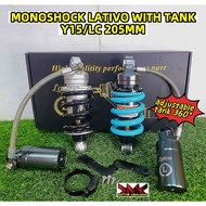 Y15/LC ADJUSTABLE MONOSHOCK WITH TANK 205MM LATIVO MONOSHOCK NO TANK BLUE BLACK