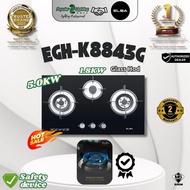 ELBA Dapur Gas Stove EGH-K8842G(BK)/8843G(BK)/8742G(BK) Glass Stove Kitchen Hob Stove Kitchen Applia
