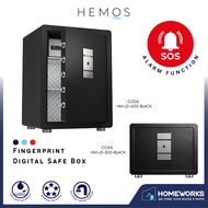 HEMOS TUYA APP HEAVY DUTY ANTI-DRILLING & SMASHING FINGERPRINT DIGITAL SECURITY SAFETY BOX HM-LD-300