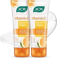 Joy Vitamin C Face Wash For Glowing Skin (2X100ml) | Brightening Face Wash Enriched with Vitamin B5 
