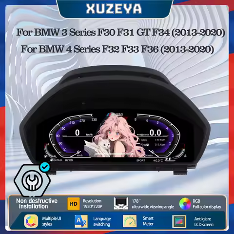 BMW F30/F31 GT-F34 F32/F33/F36 3/4 Series Speedometer Cluster Digital Instrument Panel LCD Instrumen