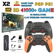 X2 Ultra Game Stick, 4K 41800+ Game Console, 2.4G Wireless HDMI Controller Family Retro Game TV