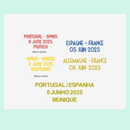 2025 Nations League Final Match Details Portugal Germany France Match Game Soccer Patch Badge