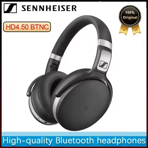 Sennheiser HD4.50 BTNC Wireless Bluetooth Headphones Deep Bass Noise Isolation Stereo Earphone Gamin