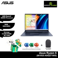 ASUS VIVOBOOK 15 | M1502I-ABQ271WS | Ryzen 5 4600H | 8GB | 512GB SSD | RADEON | W11 | 15.6'' FHD LAPTOP- QUIET BLUE