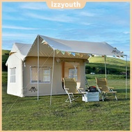 [Fast Arrival] Inflatable Tent for Outdoors Camping 3-4 Person 4 Season Blow Up Tent Large Inflatabl