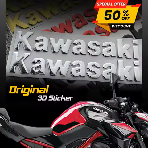 3d Kawasaki Sticker Original factory Decal For Z900 Z1000 Z800 Z750 Z650 Z400 Ninja 400 Zx6r Zx9r Zx