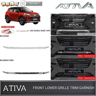 AMAZING PERODUA ATIVA CAR FRONT LOWER GRILLE TRIM GARNISH FRONT BUMPER GRILLE LINING MOULDING GARNIN