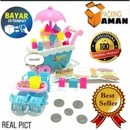 FI501 Ice Cream Push Cart Toy stroller te