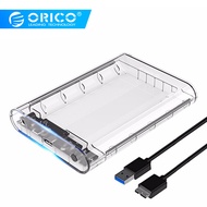 Orico 3139U3 3.5 Inch Transparent Hdd Enclosure Case Usb 3.0 5Gbps Sata3.0 Support Uasp 8Tb Drives F