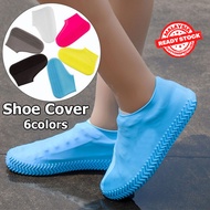 Kids/Adult Waterproof Silicone Shoe Cover Reusable Rain Boots Shoe Anti-slip Rubber Shoe Protector
