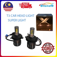 JITAMALL_【READY STOCK】T3 LED TURBO Car Headlight H7 LED H11 880/881/H27 9005 / 9006 Light Bulb