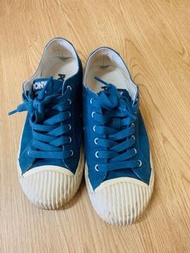 PONY藍色帆布鞋
