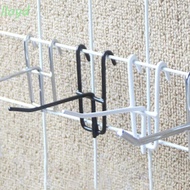 LLOYD 10Pcs Mesh Panel Hangers, Metal Wear-resistant Net Panel Hooks, Home Decorative Removable Reus