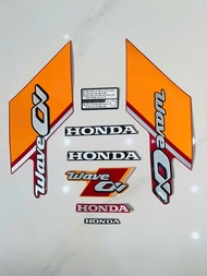 Bộ tem decal dán xe máy honda wave a 2025 wave anpha wave alpha màu đỏ zin thái siêu đẹp