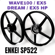 ‼️READY STOCK ‼️SPORT RIM ENKEI SP522 WAVE100 / EX5 DREAM / EX5 FI / EX5 HIGH POWER SPORT RIM ENKEI 