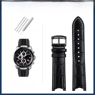 สายนาฬิกาหนังแท้ Carte Man สำหรับ Casio 5051 EF-524D-7A Series Edifice EF-524D สายนาฬิกาหนังแท้แบบปร