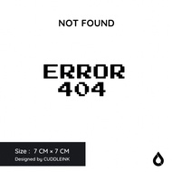 "Not Found" CUDDLEINK Matte Ink Tattoo