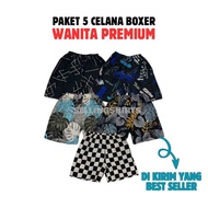 PAKET 6 PCS CELANA BOXER PRIA | BOXER MOTIF | CELANA PENDEK SANTAI