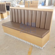 餐廳卡座沙發訂製，茶餐西餐廳沙發梳化訂造，坐墊掀開儲物梳化咕臣訂做，防火皮革卡座沙發加工廠