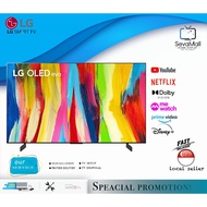 LG C2 Series 55"/65"/83"- Inch Class OLED evo Smart TV OLED42C2PUA, 2022 - AI-Powered 4K TV, Alexa B