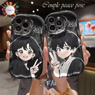 SOFTCASE CASING MELTING CUSTOM COUPLE PEACE POSE FOR M22 M32 M34 M54 4G 5G RENO 7Z 8T 10 4G C30 C30S