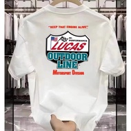 Baju LUCAS T-shirt Lucas Popular Item Printed Round Neck Top Tee Unisex Baju T Shirt Lelaki COTTON#0