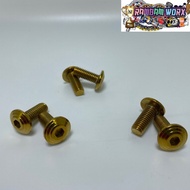 ♩HENG GOLD DISC Bolts 12mm (Yayamanin/Thai)♟。 yayamanin bolts 。