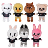 20cm Skzoo Plush Toys Stray Kids Cartoon Stuffed Animal Plushies Doll Kids Fans Toy Gift Stuffed Doll Cute Toy Peluches Pulpos