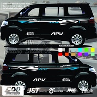 Cutting Sticker Mobil Apv Minibus Stiker Suzuki Apv Arena Luxury Stiker Suzuki Apv Sport