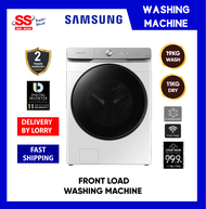 【 DELIVERY BY SELLER 】Samsung 19KG WD19T6500GW/FQ I WD-19T6500GW/FQ Wash / 11KG Dry Ai Wash Control Vrt+ Eco Bubble Air Wash Hygiene Steam Front Load Washing Machine