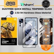 Rhihorn Dust-Free Tempered Glass for Xiaomi 12T | 12T Pro | 10T | 10T Pro Screen Protector